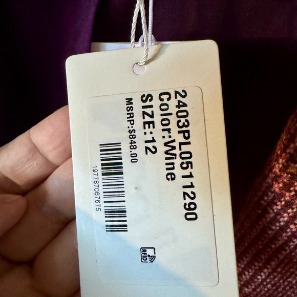 Veronica Beard Women's Wine Dickey Jacket - Picture 8 of 8